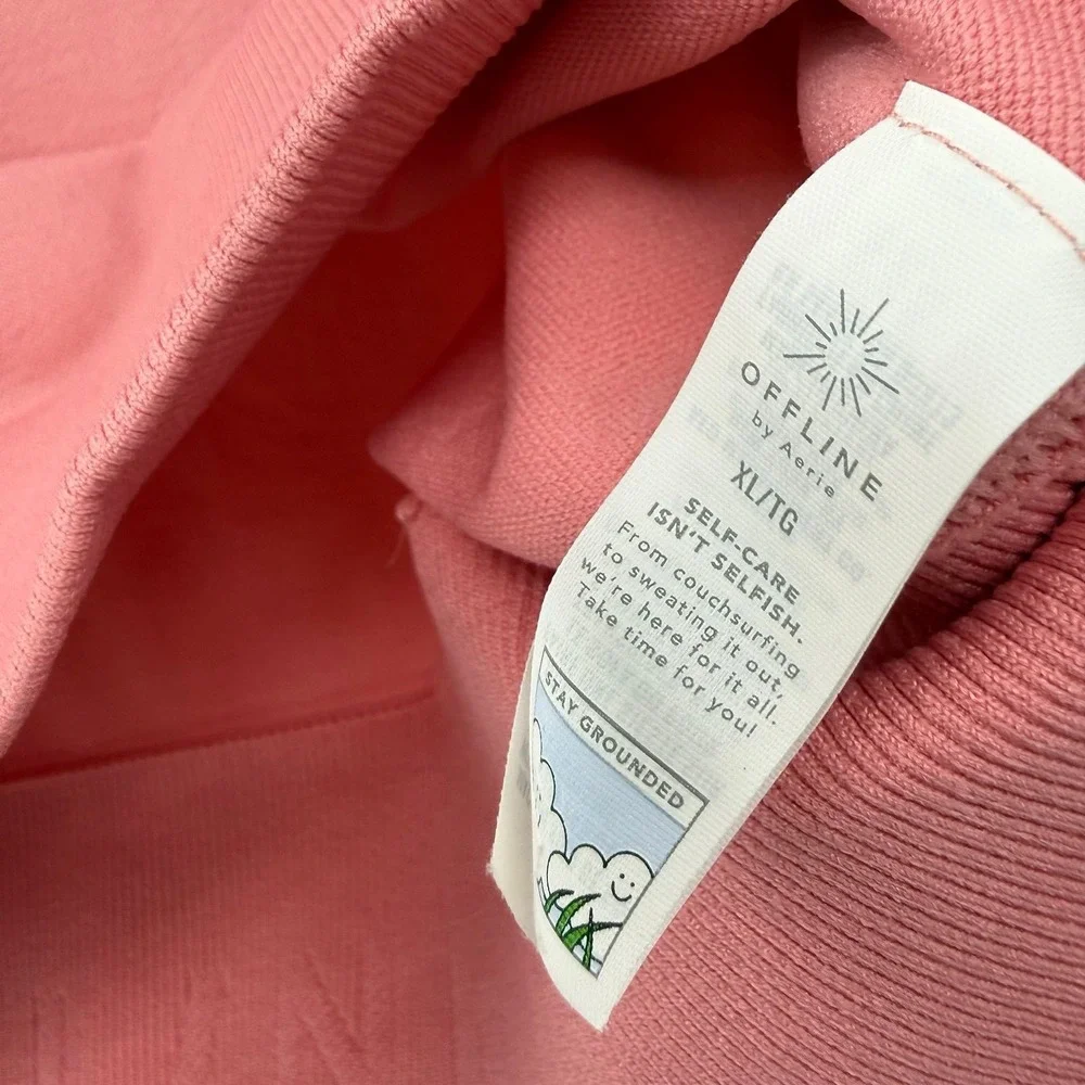 Women's OFFLINE By Aerie Sidewalk Seamless Cropped T-Shirt size xl - Picture 4 of 8